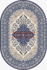 Овальный ковер Isfahan Leyla Темно-синий овал